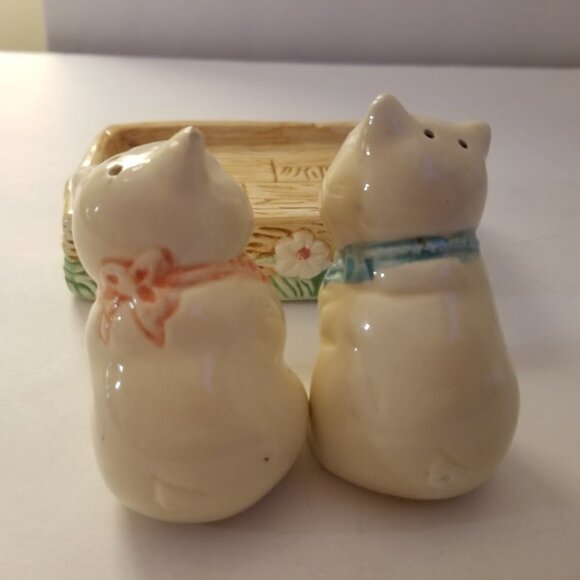 Mercuries Country Farm Tea Set Pig Salt & Pepper Shakers 1994 - Picture 7 of 13
